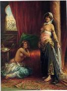 unknow artist, Arab or Arabic people and life. Orientalism oil paintings  418